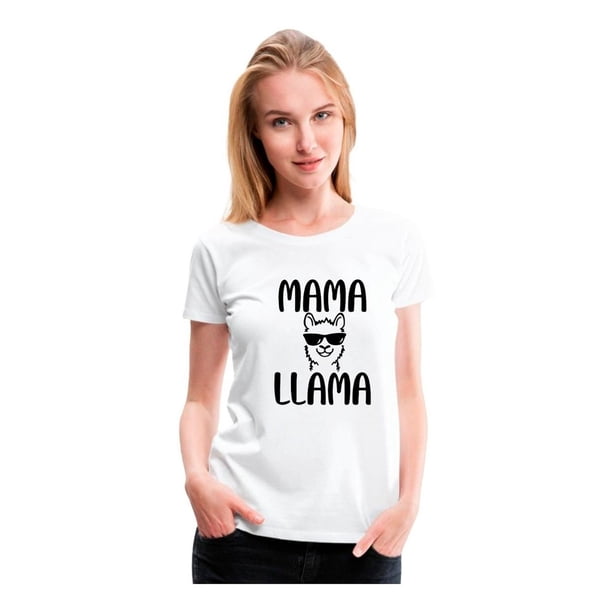 Polera Estampada Mama Llama Moda Mujer
