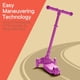 thumbnail image 4 of Scooter Campior Pink Mini de 3 ruedas para niños mayores de 2 años con ruedas LED, 4 of 7