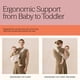 thumbnail image 5 of Portabebés Ergobaby Upsie Sling 2 Posiciones Negro Ónix, 5 of 8