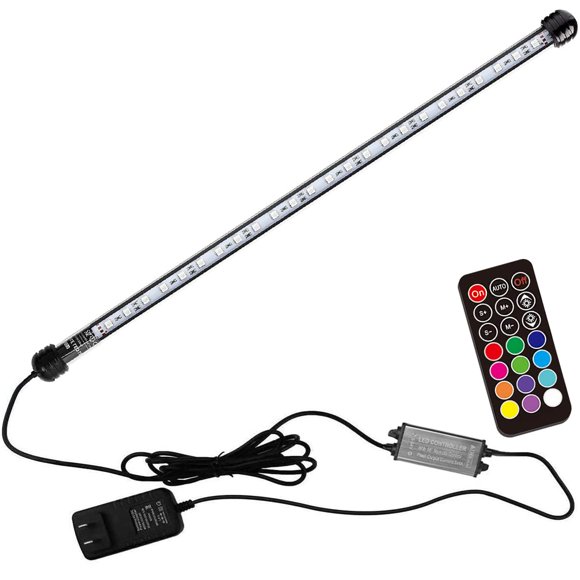 Luz LED para Acuario COVOART 58 cm RGB 33 LED Ajustable