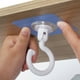 thumbnail image 1 of 2pcs Adhesive Ceiling Hook And Wall Hooks, No Drilling Swivel Ceiling Turn 360° Mounted Hooks For Hanging Small Plants Towel Coat Bag Bathroom Bedroom Kitchen Door, 1 of 2