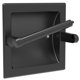 thumbnail image 1 of Portarrollos de papel higiénico WZKALY de acero inoxidable negro mate 16x16 cm, 1 of 7