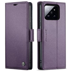 Caseme Tipo Cartera Xiaomi 14 Pro Con Cierre Magnético, Rfid, Tarjetero, Soporte, Carga Inalámbrica