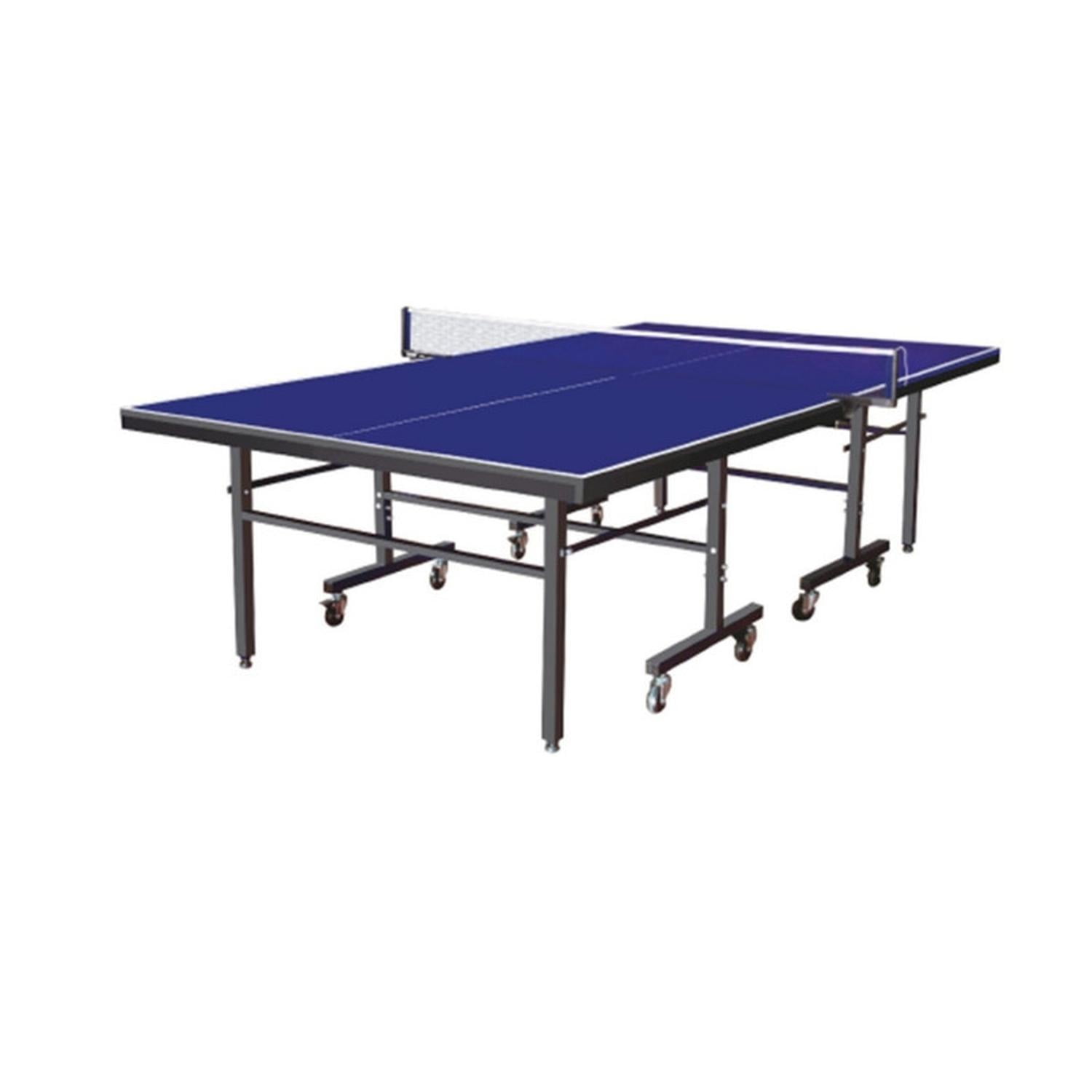 Auckland Outdoor - Mesa Ping Pong Exterior Plegable Ruedas Estructura De Acero