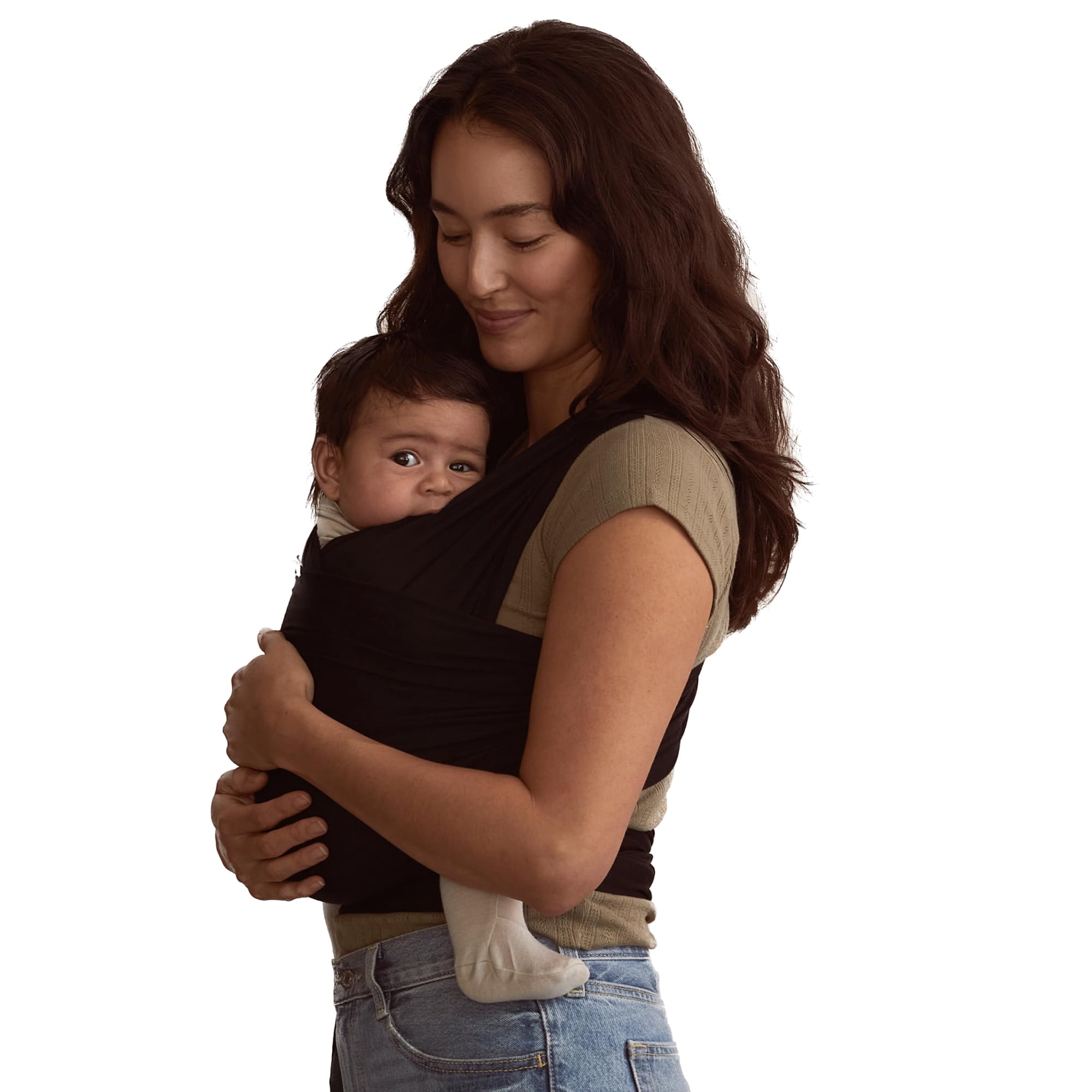 Portabebés Solly Baby, Ligero, Negro, Para Recién Nacido, 25 Libras