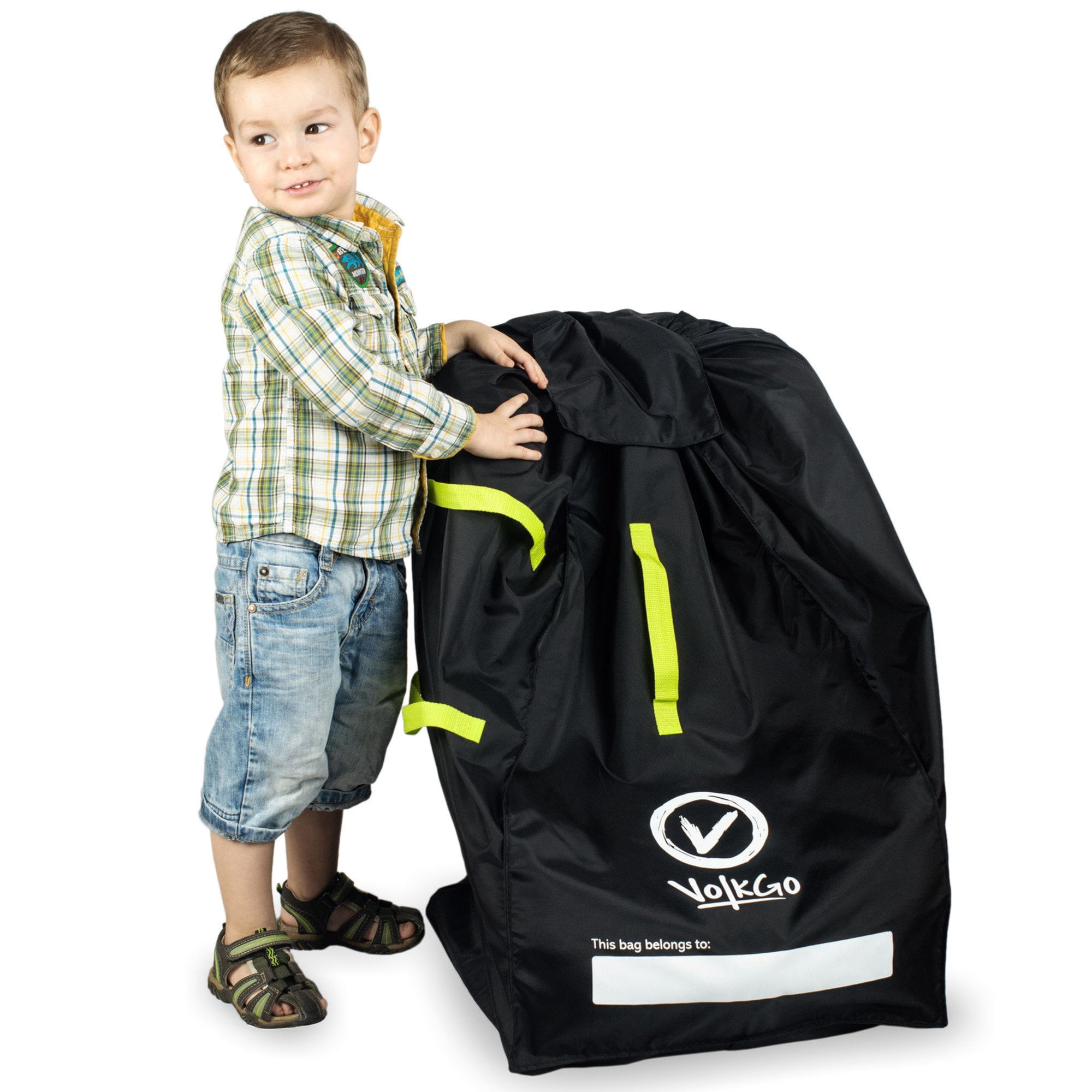 Bolsa De Viaje Para Silla De Auto V Volkgo 86 X 46 X 46 Cm Con Correas