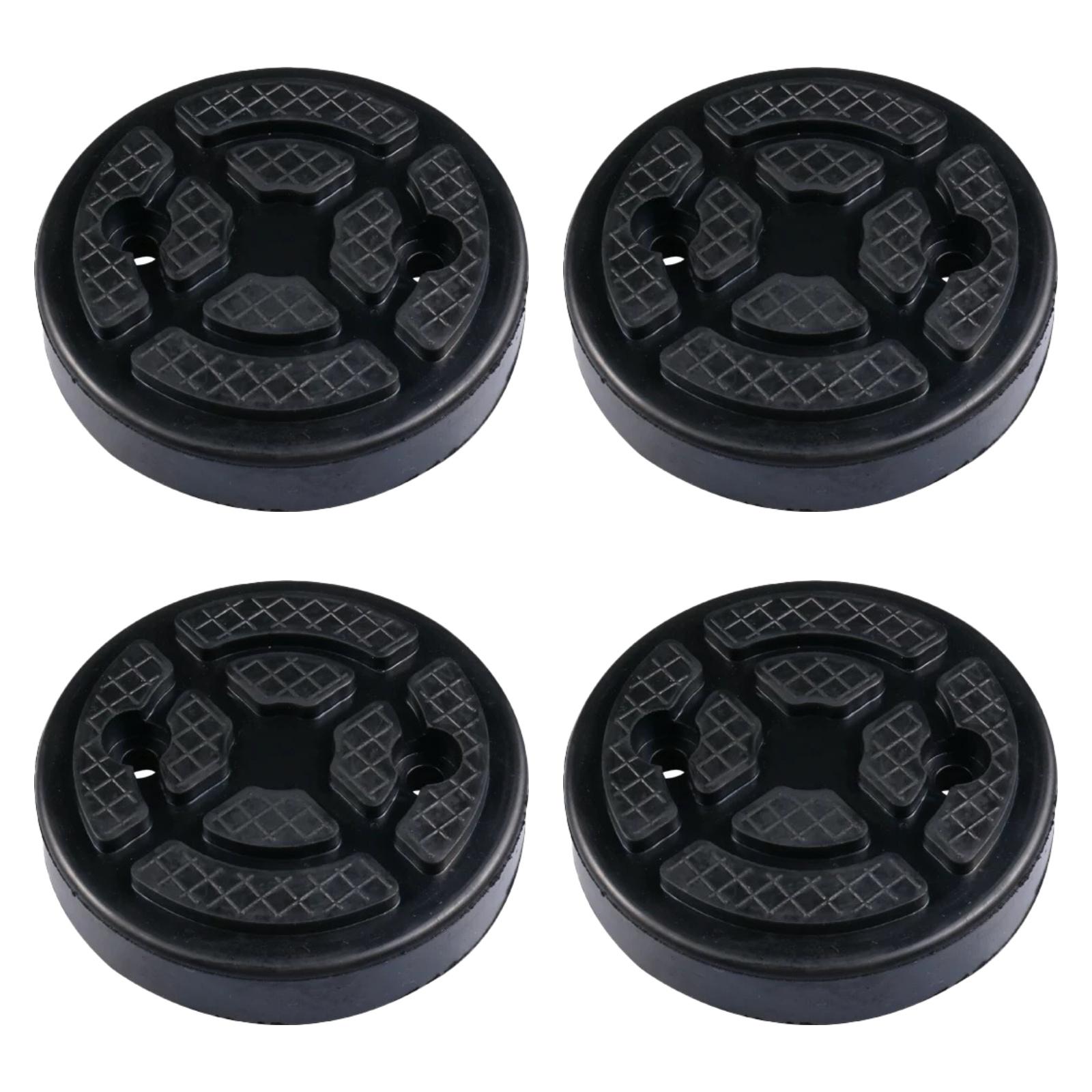 Ioensy - 4 Almohadillas De Goma Genéricas Para Gatos De Coche, Para Garajes, Caravanas Y Elevadores De Vehículos.