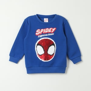 Polerón Spidey Marvel Con Lentejuelas Reversibles - Niños 2-6 Años