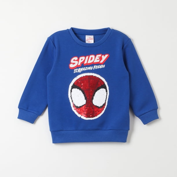 Polerón Spidey Marvel con Lentejuelas Reversibles - Niños 2-6 Años