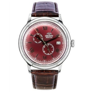 Orient - Reloj Bambino Gmt Automático Esfera Burdeos Para Hombre Ra-Ak0705R10B