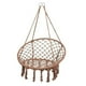 thumbnail image 1 of Silla Hamaca Colgante Tejida Café Macrame, 1 of 3