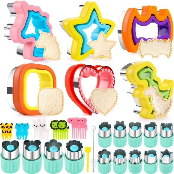 Cortadores de Sándwich HINZER 32 piezas – Set de Almuerzo Infantil
