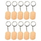 thumbnail image 2 of 10x Llavero De Madera Sin Terminar Suministros Hechos A Mano Adorno DIY Grabado Etiqueta Para Llave D, 2 of 3
