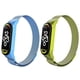 thumbnail image 1 of Juego de 2 Correas Magnéticas de Metal para Mi Band 7 6 5 4 3, Pulseras de Reloj Inteligente de Acero Inoxidable Ajustables, 1 of 7