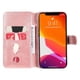 thumbnail image 4 of Funda Billetera para iPhone 14 con Porta Tarjetas y Soporte Ajustable Rosa, 4 of 6
