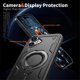 thumbnail image 5 of Para Apple iPhone 16 Plus Funda con Soporte de Anillo O Magnético Invisible, Funda de Teléfono a Prueba de Golpes, Negro, para iPhone 16 Plus, 5 of 6