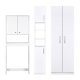 thumbnail image 1 of Combo Estante 2 Puertas + Despensero + Estante Organizador Baño Blanco, 1 of 18