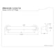 thumbnail image 2 of Barra de apoyo Kingston Brass Designer Trimscape Manhattan 30 cm, 2 of 2