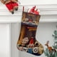 thumbnail image 2 of Película Sin Título de Wallace y Gromit Tema: Calcetines de Navidad, fino lino blanco para colgar en escaleras y chimenea, decoración navideña para el hogar, regalo de Navidad. 45cm × 32cm, 2 of 5