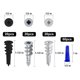 thumbnail image 2 of Wensilon Self-Drilling Drywall Anchors and Screws Kit, 182 piezas, 2 of 3
