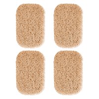 Bothyi - Protector De Jabón De Pvc, Accesorio De Drenaje Automático, Poroso Antideslizante Para Baño De Fregadero, Beige