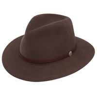 Sombrero Stetson Cromwell De Fieltro De Lana 100% Crushable Color Visón Talle S