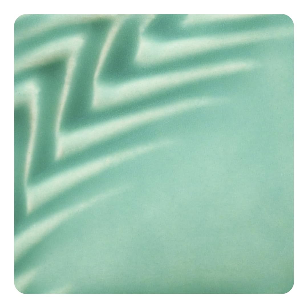 Paleta De Luz Glaze Amaco Teacher's Palette Light Tpl-23, Color Aguamarina, Color Verde Espuma De Ma