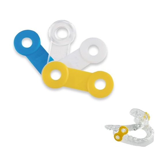 Correas elásticas Makosmi 50 uds 13 mm sin látex azul