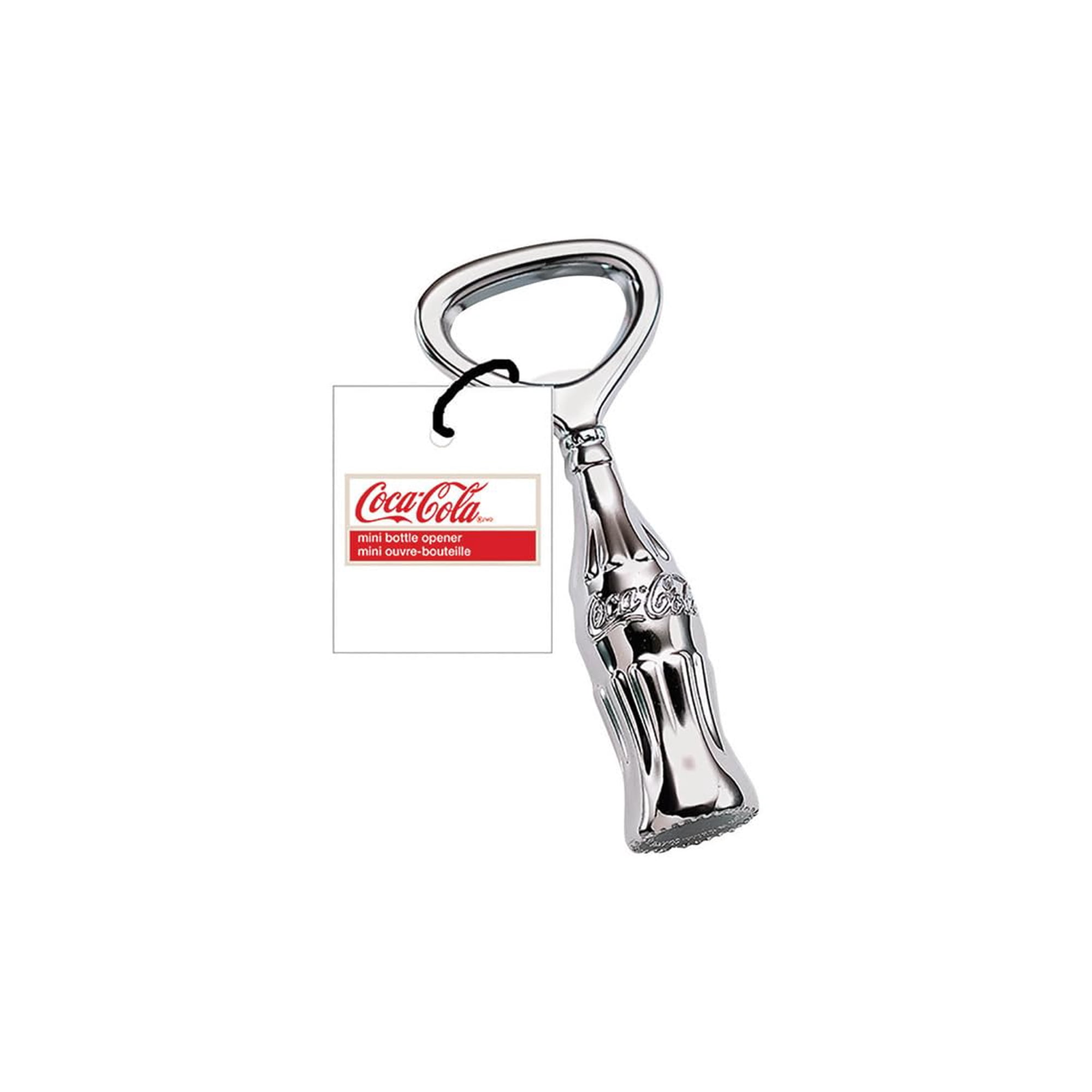 Abridor De Botellas Coca-cola Tablecraft Mini De Metal Cromado