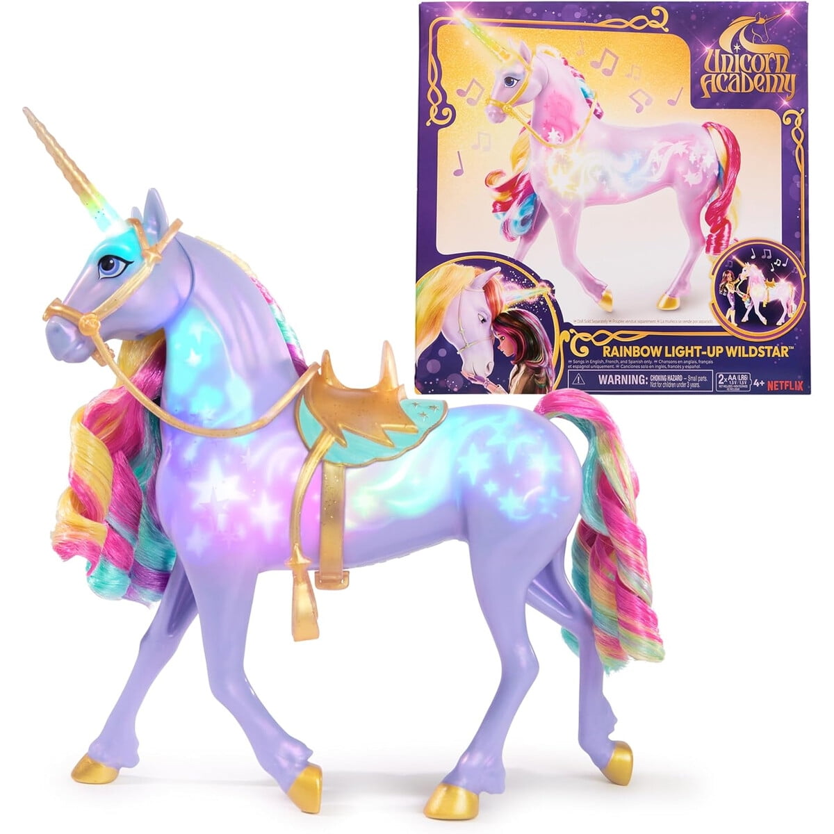 Unicorn Academy Unicornio Wildstar Interactivo Luces Sonido