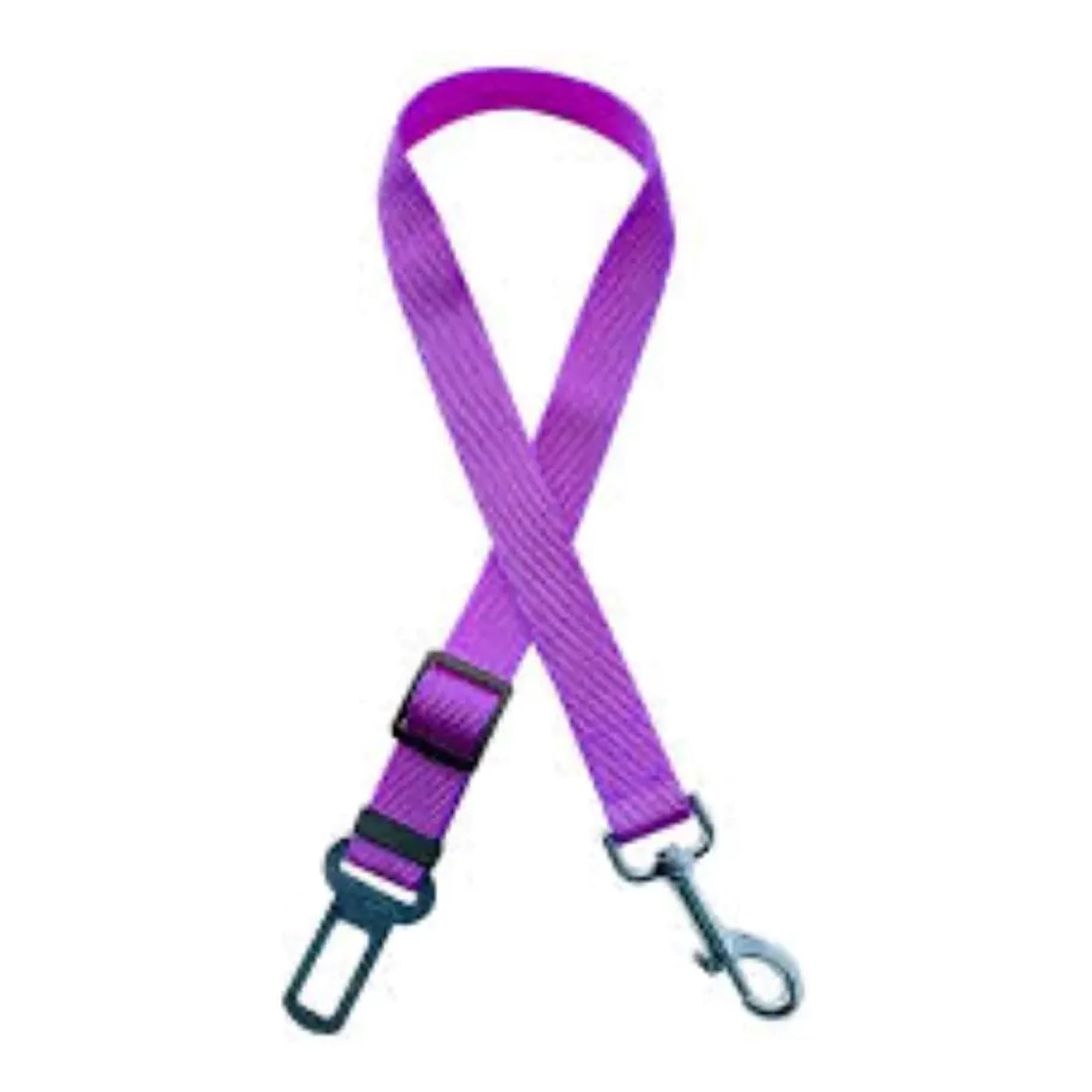 Cinturón De Seguridad Para Mascotas En Auto Arnes Oferta 2x1 Violeta