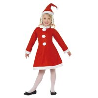 Tododisfraceschile - Disfraz Viejo Pascuero Niña Talla 10 A 12 Años