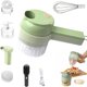 thumbnail image 1 of 4 En 1 Picadora Eléctrica De Verduras Electrodomésticos De Cocina Inteligentes Mini Conjunto De Picadoras De Verduras Portátiles Cortadora Eléctrica De Verduras Con Batidora De Huevos Y C, 1 of 3