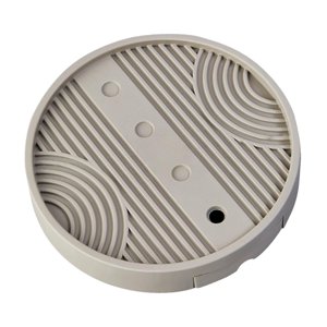 Ioensy - Macetero Moderno Con Ruedas Invisibles, Ideal Para El Balcón Del Hogar, Color Caqui.