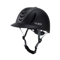 Ioensy - Casco Para Montar A Caballo, Equipo Ecuestre De Moda, Ligero Para Niños Y Adultos, Flor De Carbono, Negro