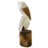 Pelícano De Madera Carving Cohasset Gifts Pickford De 20 Cm De Altura