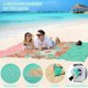 thumbnail image 4 of Manta de playa BYDOLL impermeable a la arena, 200 x 205 cm, para 1 a 4 adultos, 4 of 7