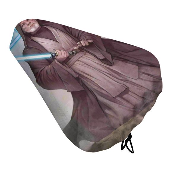 Obi-Wan Funda de Asiento de Bicicleta Impermeable, Cojín Elástico Suave, Protector contra Lluvia, Polvo y UV