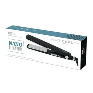 Plancha Nano Titanium Mar Beauty Professional Color Negro