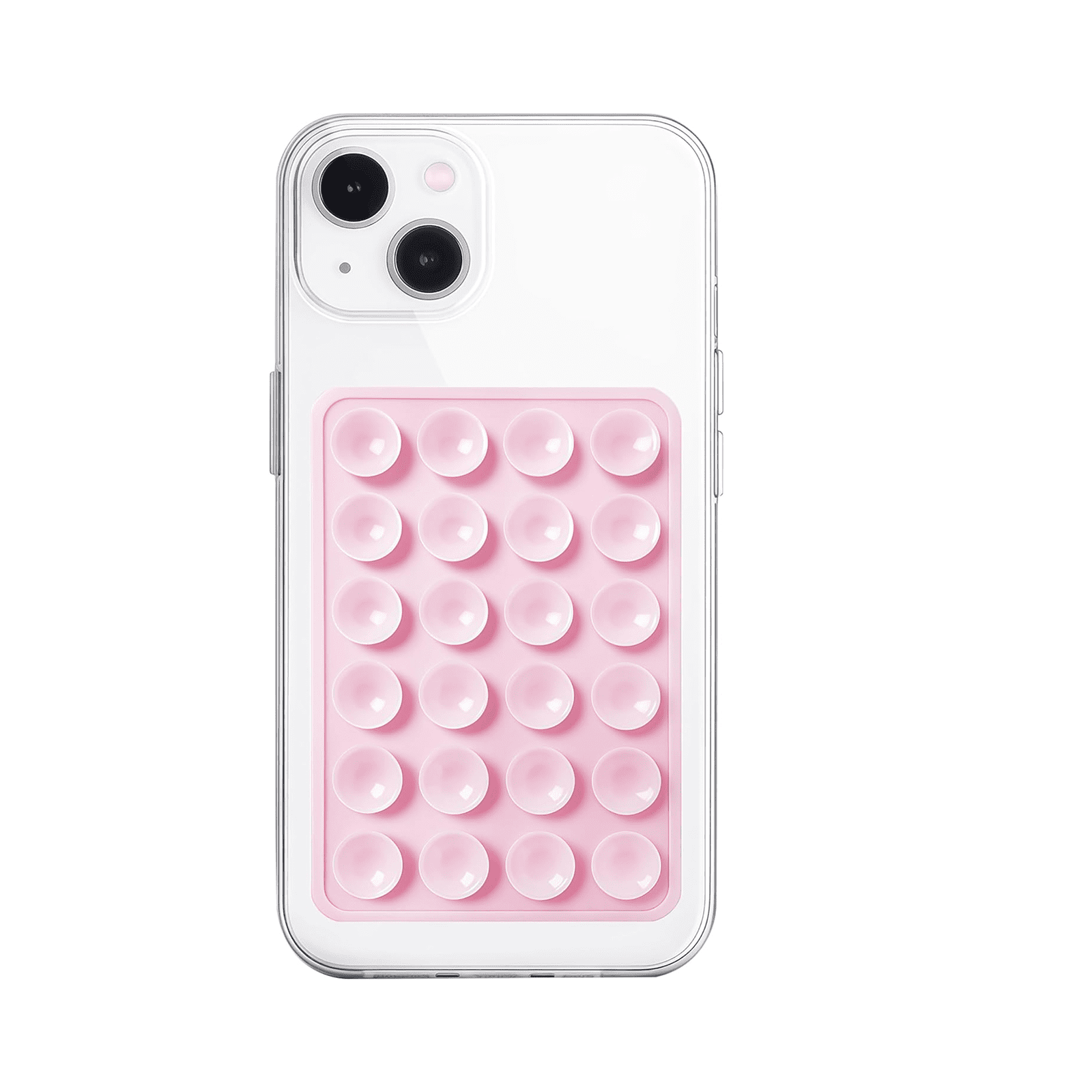 Joigo - Soporte De Silicona Con Ventosa Doble Para Carcasa / Celular Fucsia