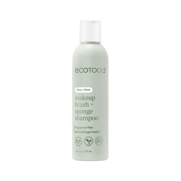 Champú limpiador EcoTools para brochas, esponjas y bocanadas de maquillaje, 177 ml