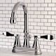 thumbnail image 3 of Grifo para baño Kingston Brass KS2611DFL de 4 pulgadas, instalación central, 3 of 4