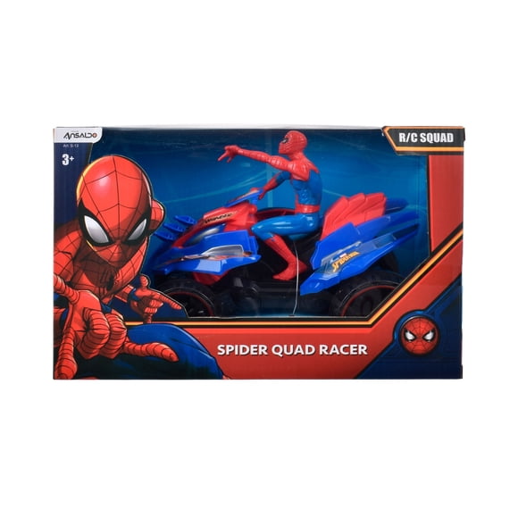 Cuatrimoto Radiocontrolada con Figura Spiderman