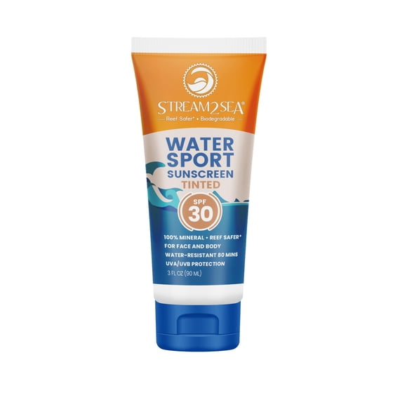 Protector solar STREAM 2 SEA Tinted SPF 30, 90 ml, totalmente natural