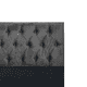 thumbnail image 3 of Respaldo 2 Plazas Piso Capitone Premium 150x140 Cm Gris Oscuro Felpa, 3 of 3