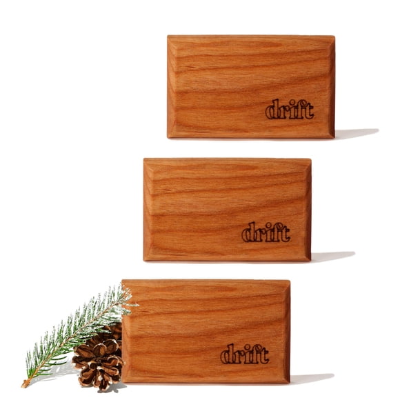 Ambientador para coche Drift The Original Wood Pine Scent, paquete de 3
