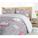 thumbnail image 5 of Indie Duvet Cover Set Group of Funky Monsters Society Different Expressions Abstract Groovy Doodle Style Decorative 3 Piece Bedding Set, 5 of 5