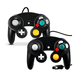 thumbnail image 5 of Nintendo GameCube Game Console Refurbished Bundle with 2 Retrofam Controllers (Black) & Metroid Prime Game, 5 of 7