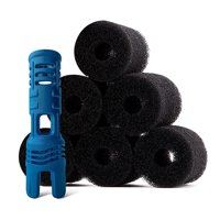 Xusx111 - Tail Sweep Pro Con Depurador, Tail Sweep Pro Reemplazo 1 Tail Sweep Pro Con 12 Depurador De Espuma Para Piezas De Limpieza De Piscinas