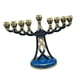 thumbnail image 5 of Candelabro De Metal Esmaltado Menorah, Adorno De Soporte Para Velas Adornado De Escritorio, 5 of 5